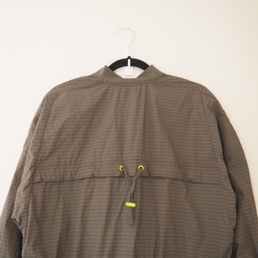 !! Zuda Fortitude Olive Green Windbreaker Lightweight Bomber Jacket sz S - Picture 7 of 7